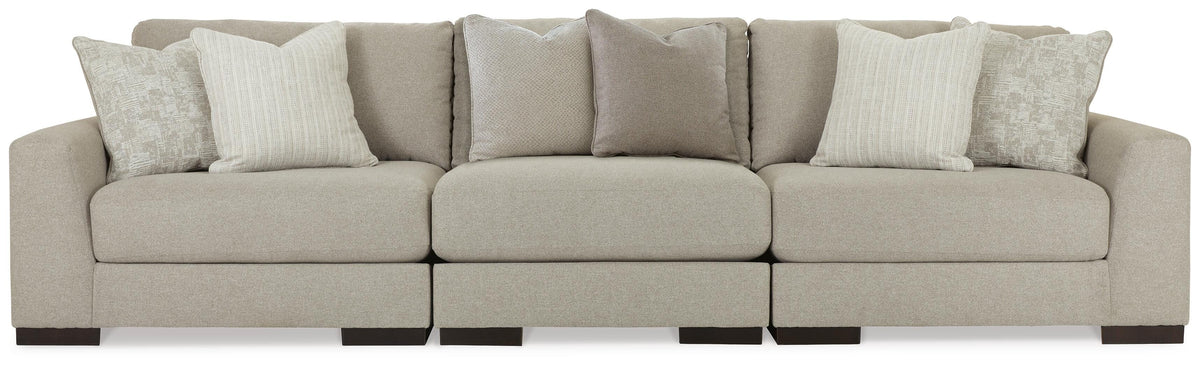Kiama Bay 3-Piece Sectional Sofa in Wicker