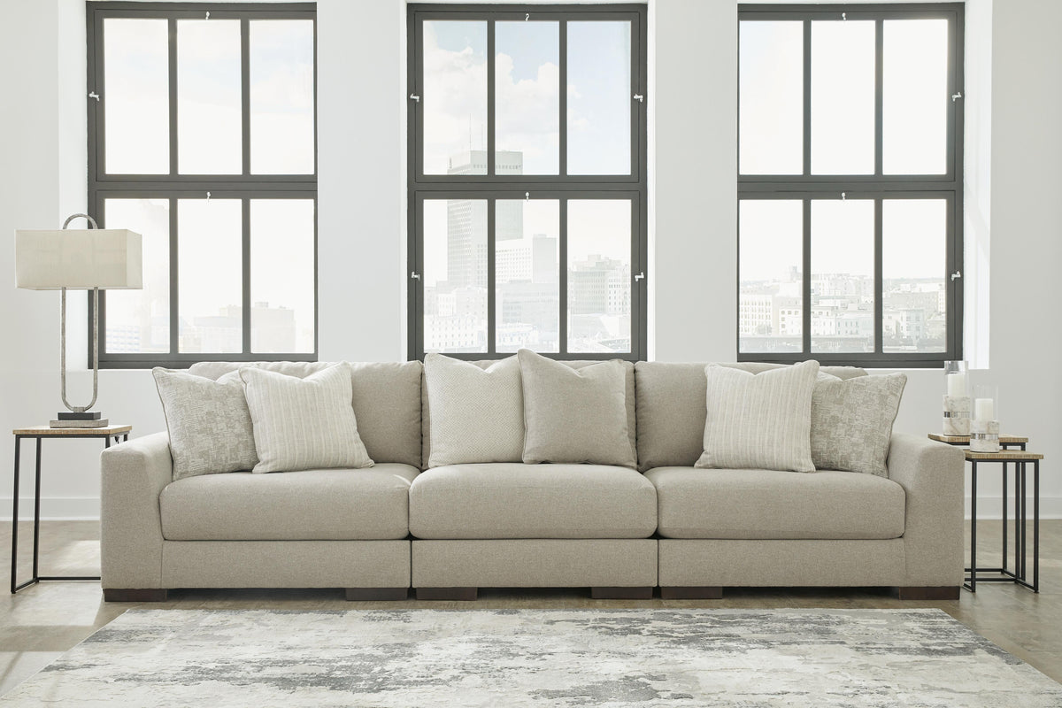 Kiama Bay 3-Piece Sectional Sofa in Wicker