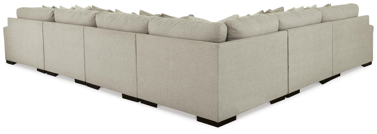 Kiama Bay 6-Piece Sectional in Wicker