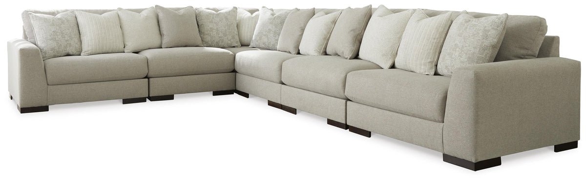 Kiama Bay 6-Piece Sectional in Wicker