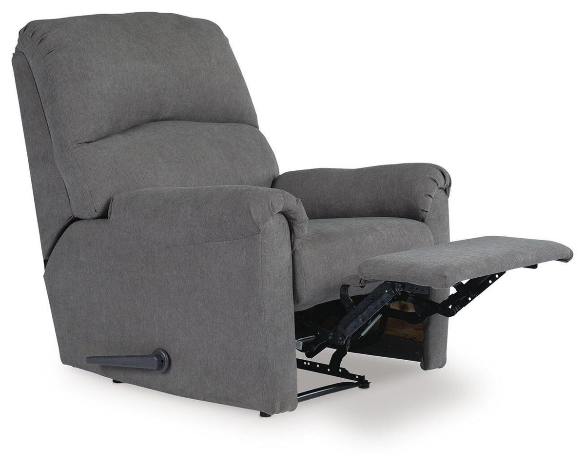 Arden Recliner in Charcoal