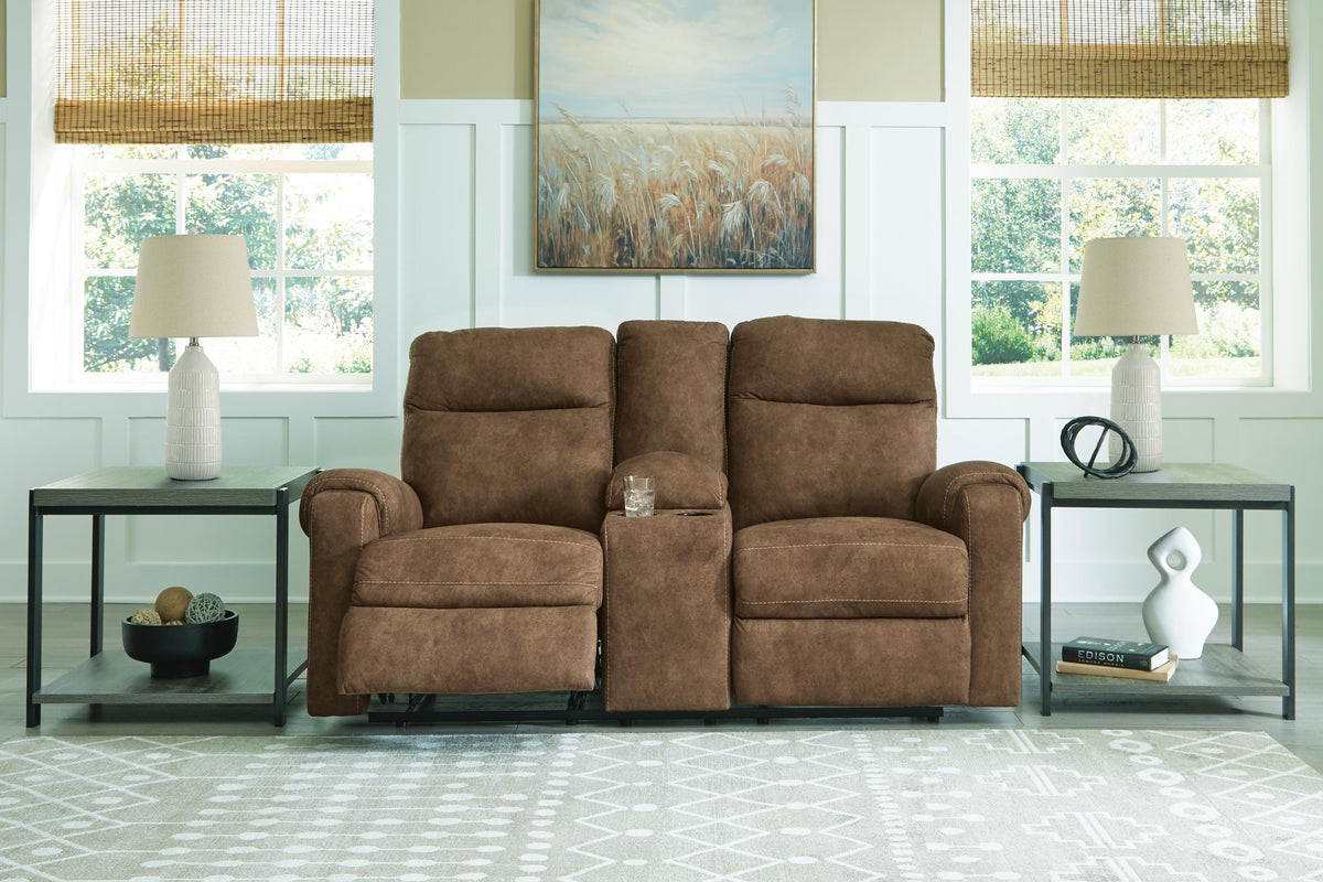 Cavendish Vale Reclining Loveseat with Console
