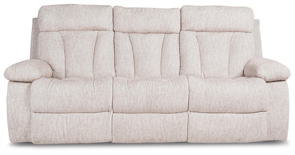 Feesler Reclining Sofa with Drop Down Table
