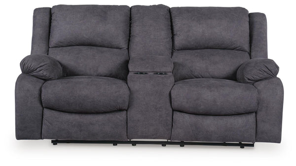 Bonnacraft Reclining Loveseat with Console