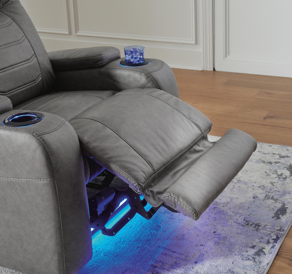 Halcourt Power Recliner in Slate