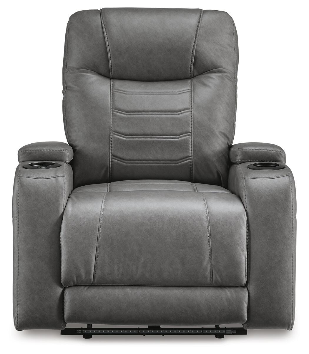 Halcourt Power Recliner in Slate