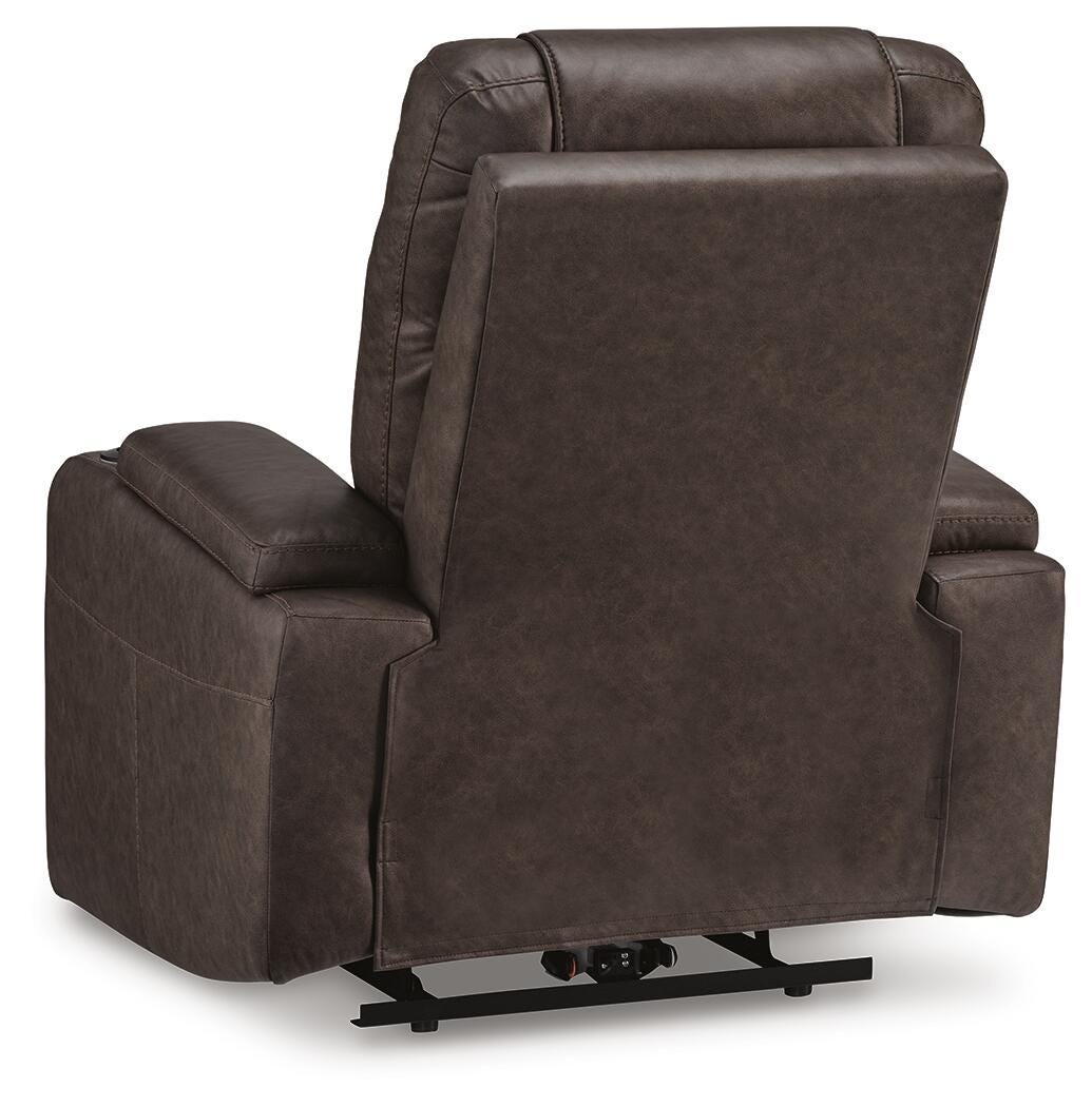 Halcourt Power Recliner in Umber