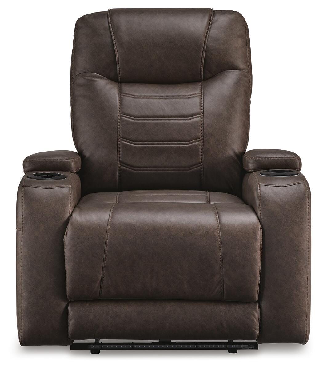 Halcourt Power Recliner in Umber