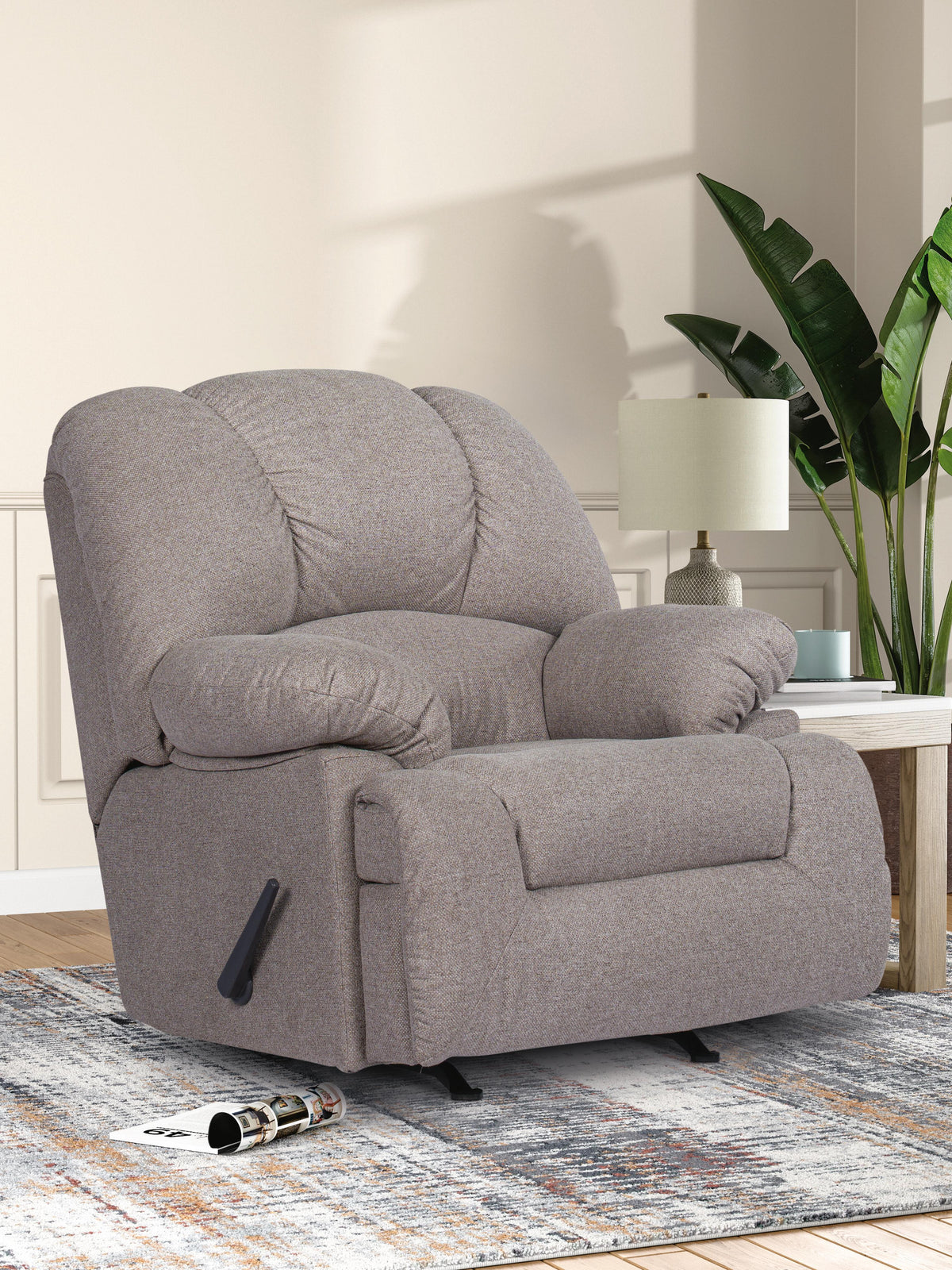 Cassimeer Recliner in Granite