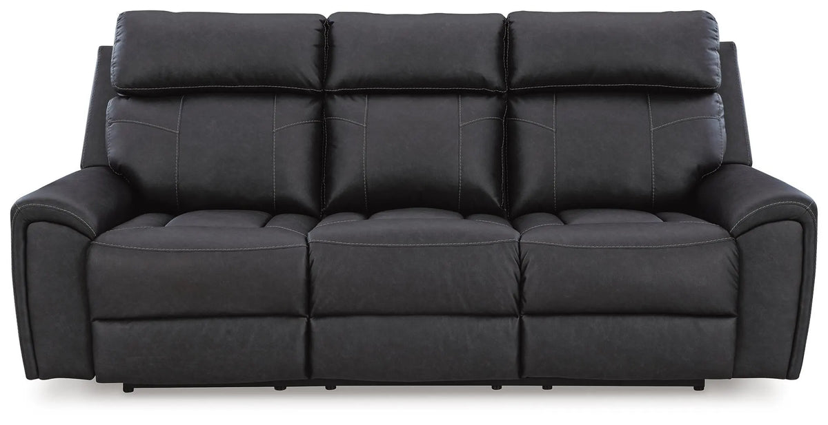 Carrick Reclining Sofa with Drop Down Table