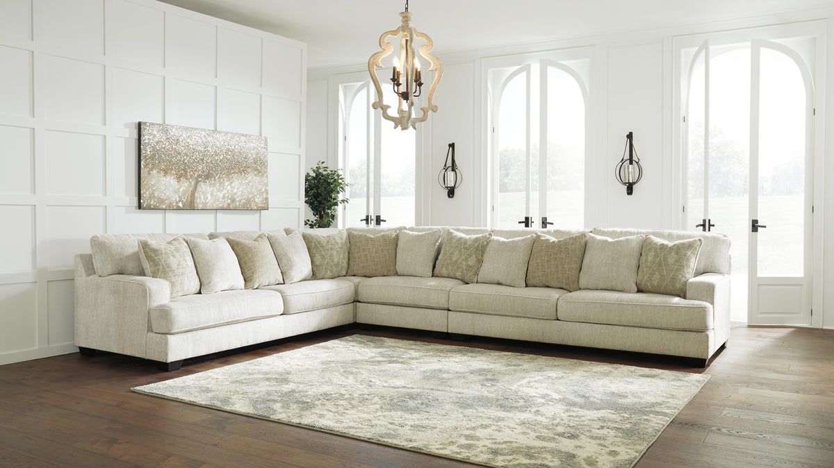 Merewether 4-Piece Sectional in Parchment