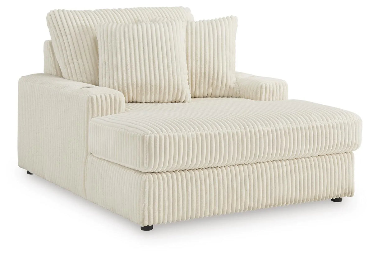 Bawley Chaise in Ivory