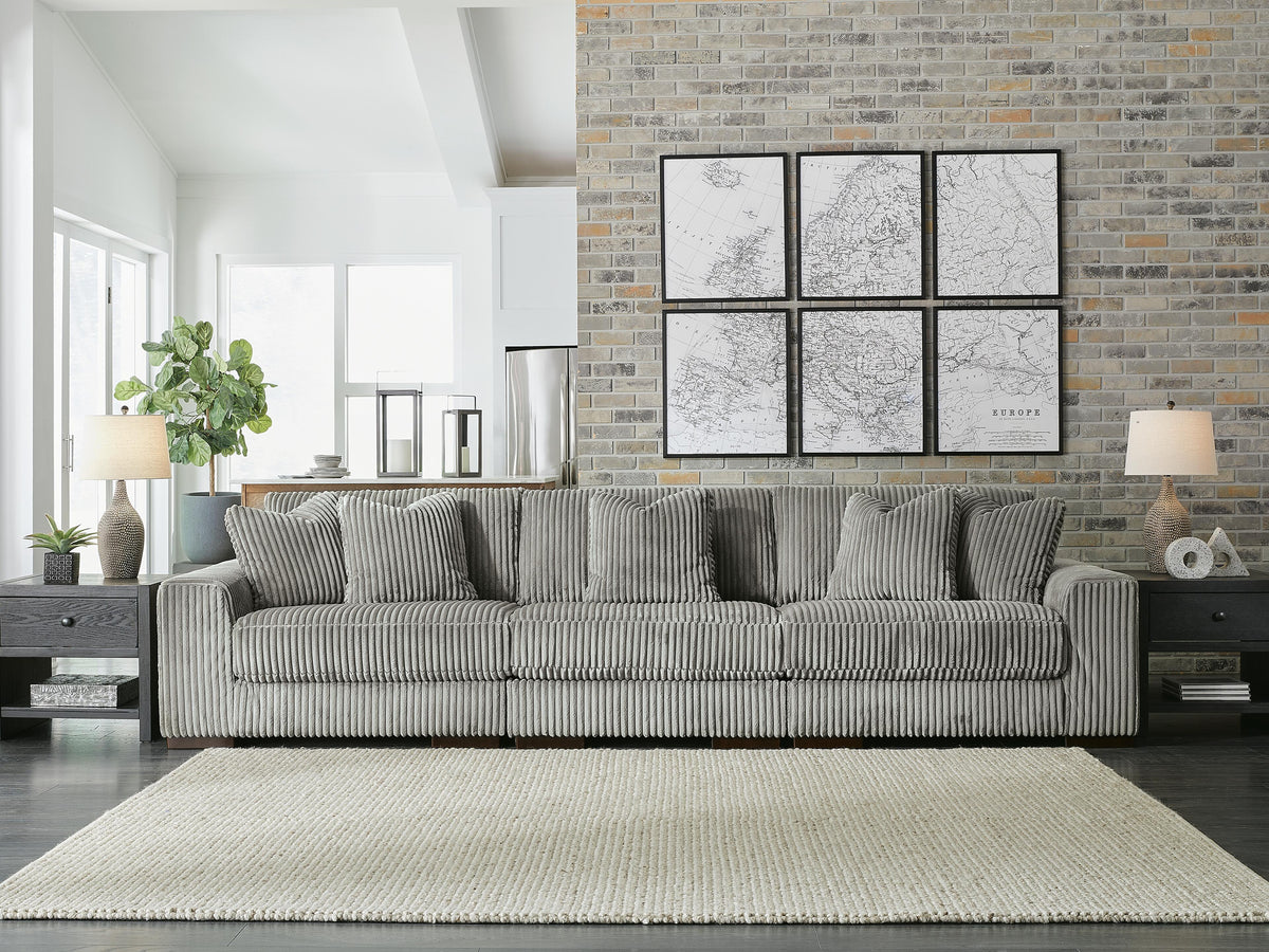 Bawley 3-Piece Sectional Sofa in Fog