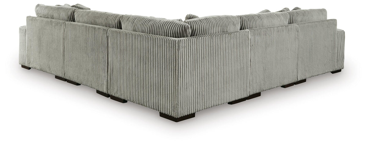 Bawley 5-Piece Sectional with Chaise in Fog II