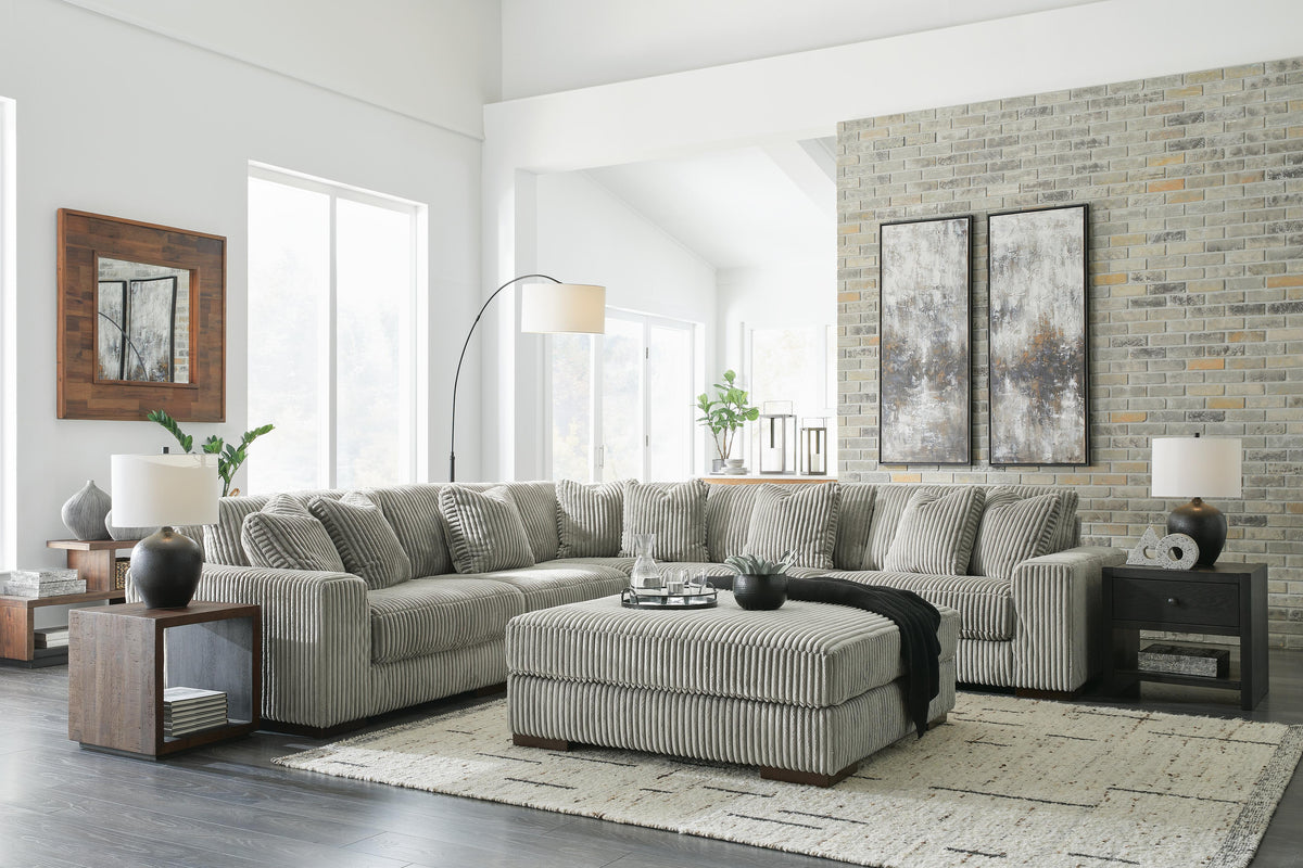 Bawley 5-Piece Sectional and Ottoman