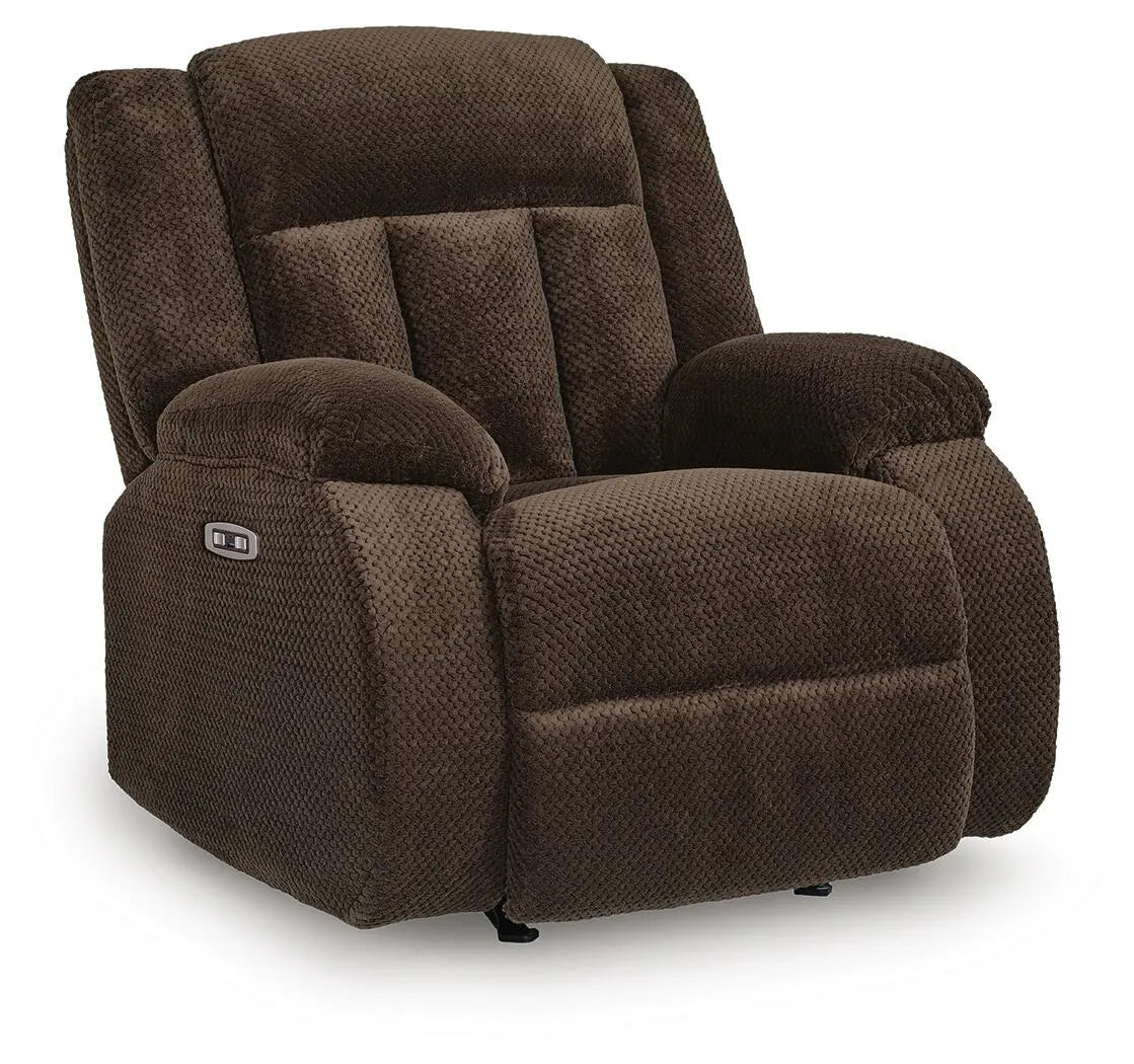 Thornbury Vale Power Recliner in Chocolate