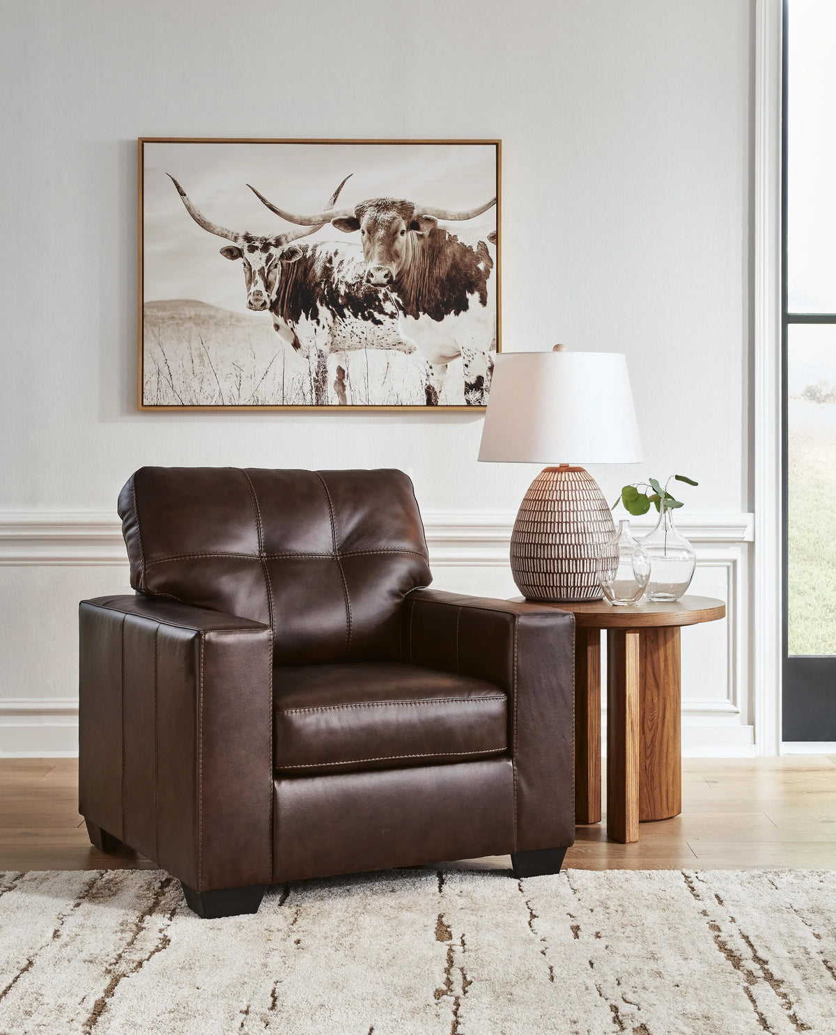 Pennington Bay Chair in Dark Brown