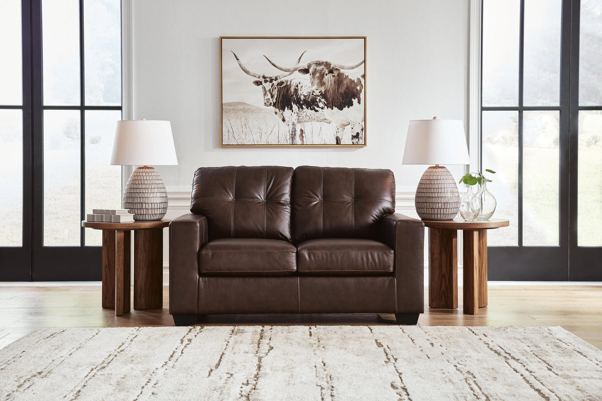 Pennington Bay Loveseat in Dark Brown