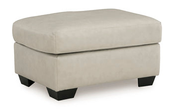 Pennington Bay Ottoman in Bone