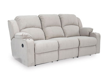 Torvex Reclining Sofa with Drop Down Table