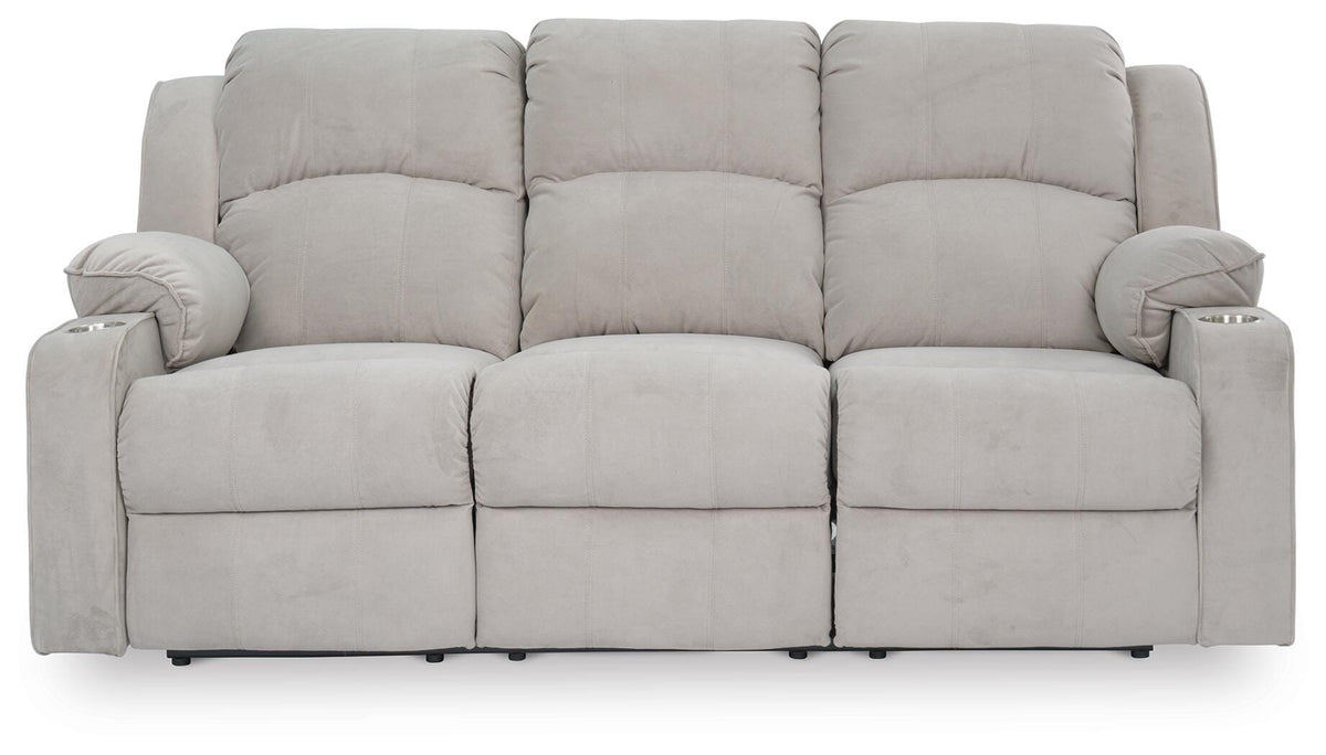 Torvex Reclining Sofa with Drop Down Table