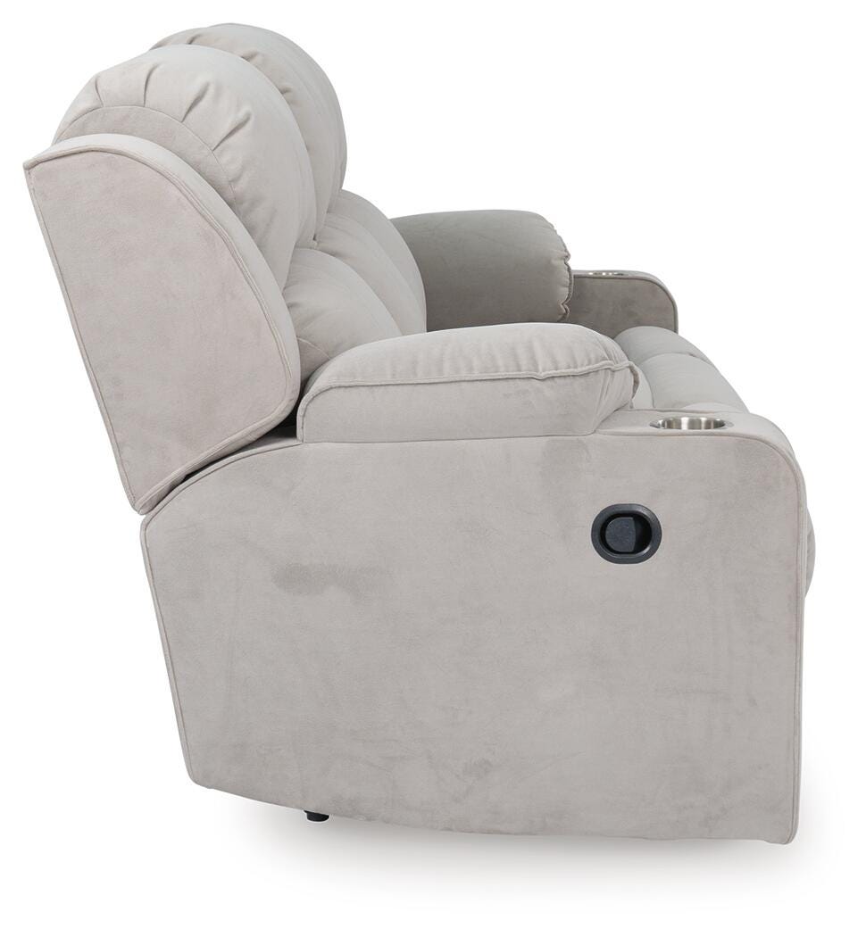 Torvex Reclining Sofa with Drop Down Table