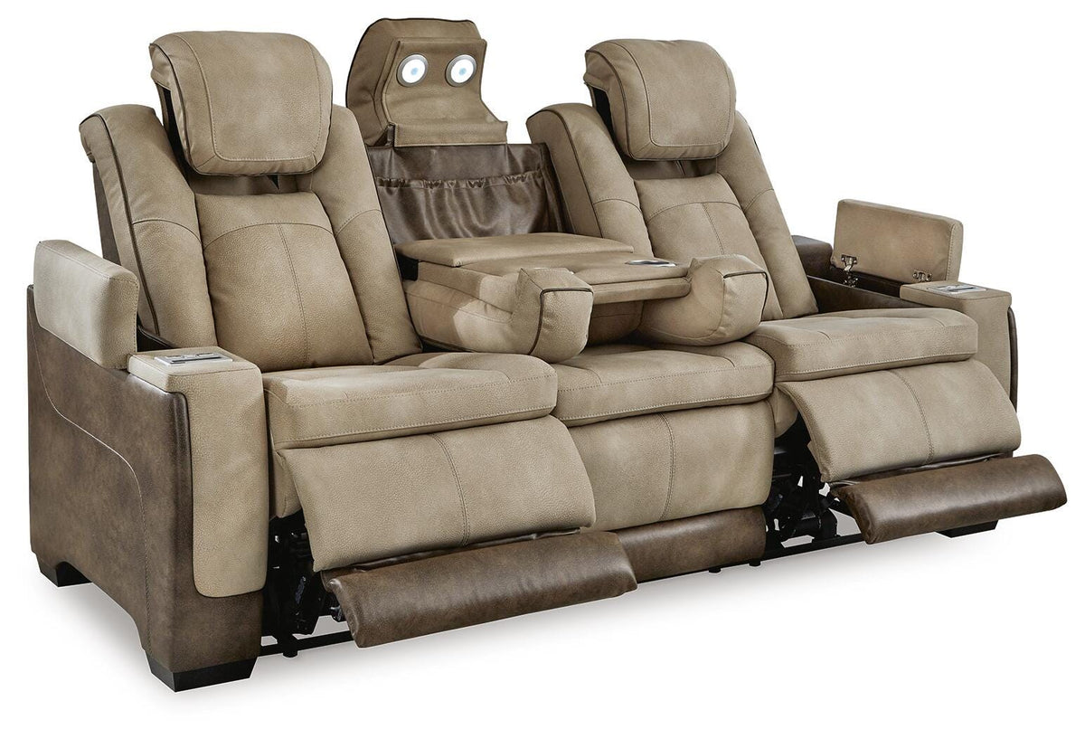 Arlen Power Reclining Sofa in Sand II