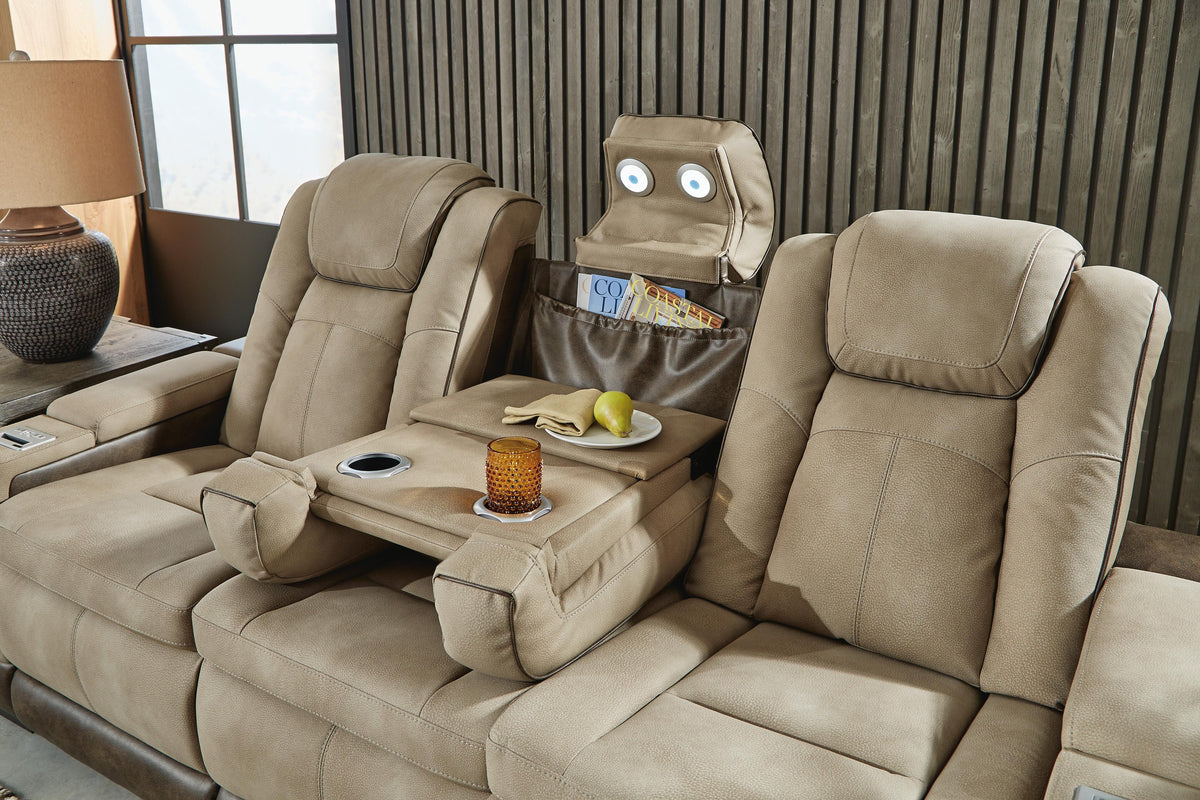 Arlen Power Reclining Sofa in Sand II