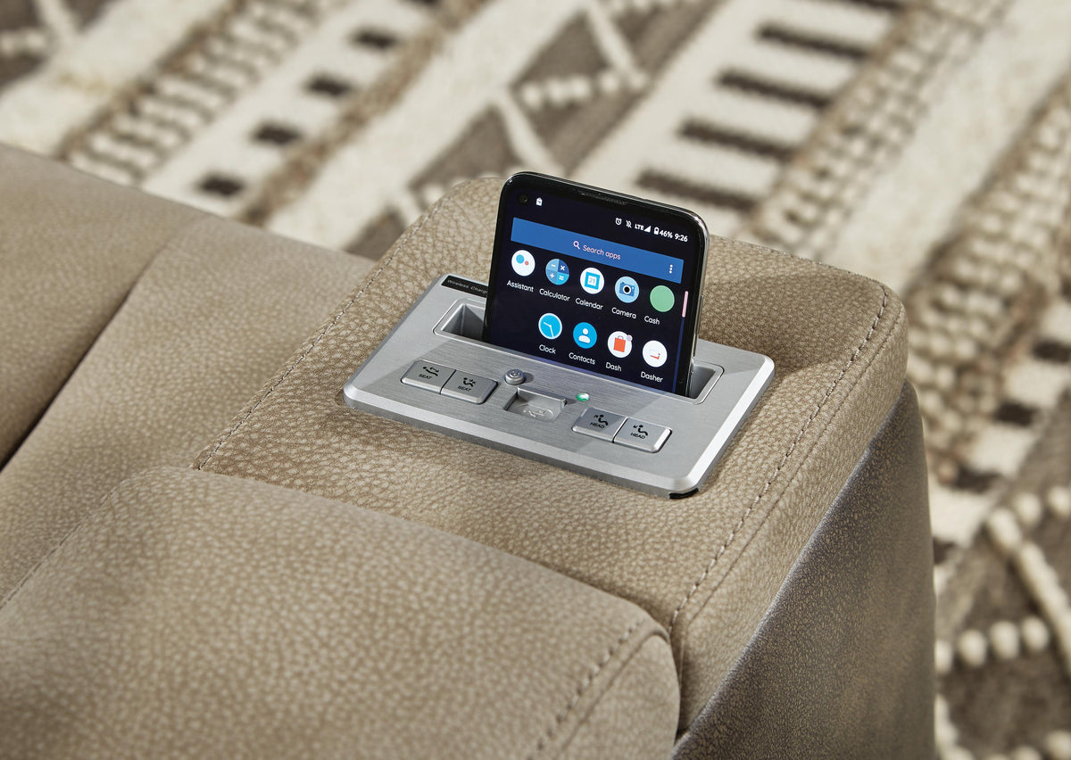 Arlen Power Reclining Sofa in Sand II