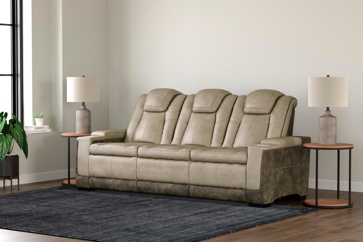 Arlen Power Reclining Sofa in Sand II