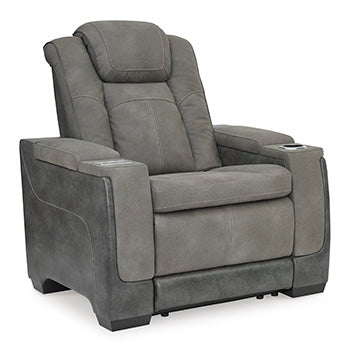 Arlen Power Recliner in Slate II