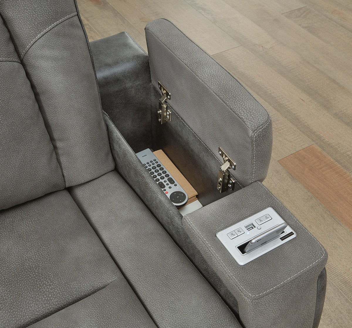 Arlen Power Recliner in Slate II