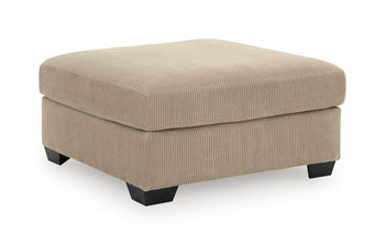 Harlan Oversized Accent Ottoman in Sand