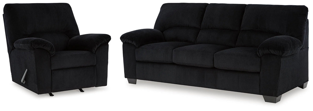 Harlan Sofa and Recliner
