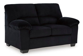 Harlan Loveseat in Onyx