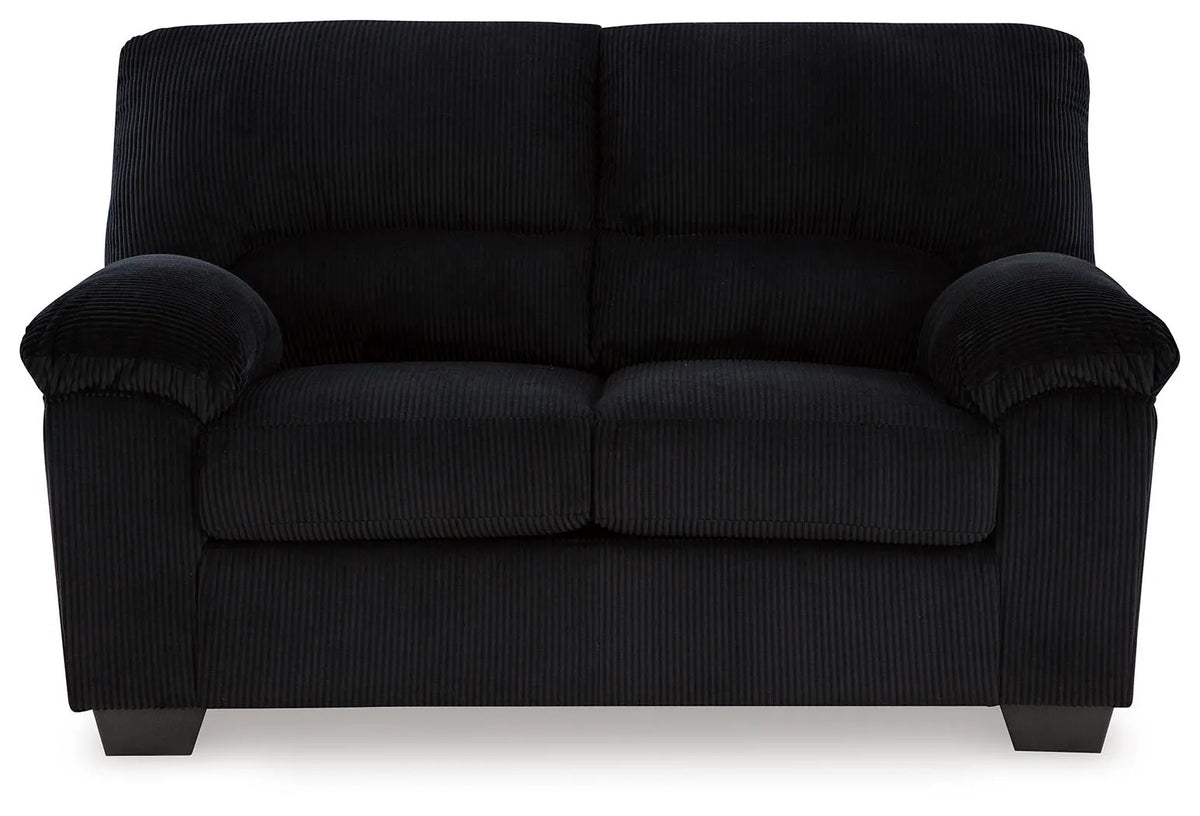 Harlan Loveseat in Onyx