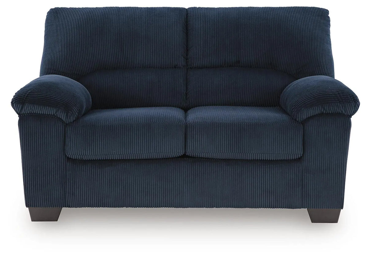 Harlan Loveseat in Navy