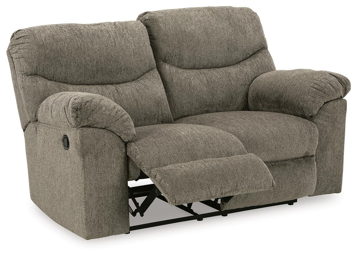 Etta Reclining Sofa and Loveseat in Putty