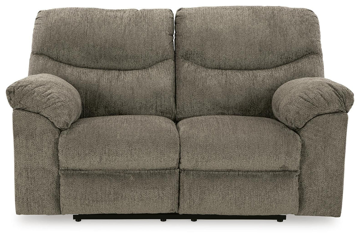 Etta Reclining Sofa and Loveseat in Putty