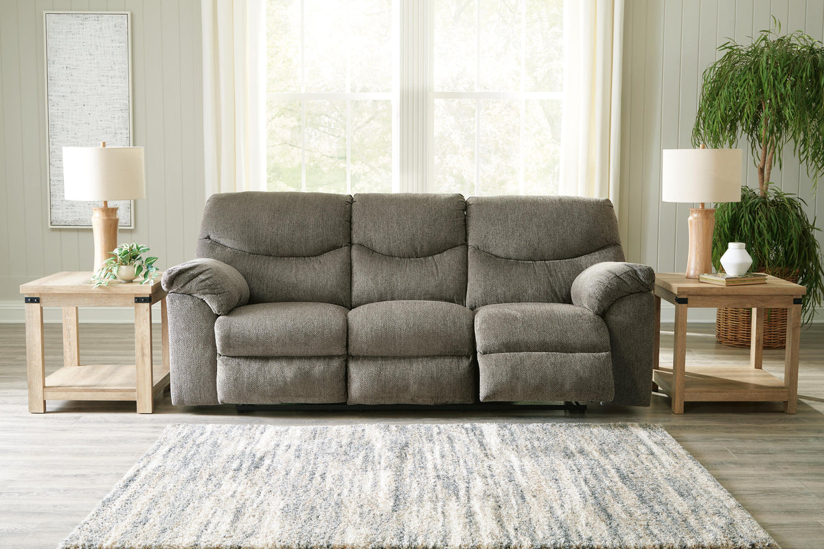 Etta Reclining Sofa and Loveseat in Putty