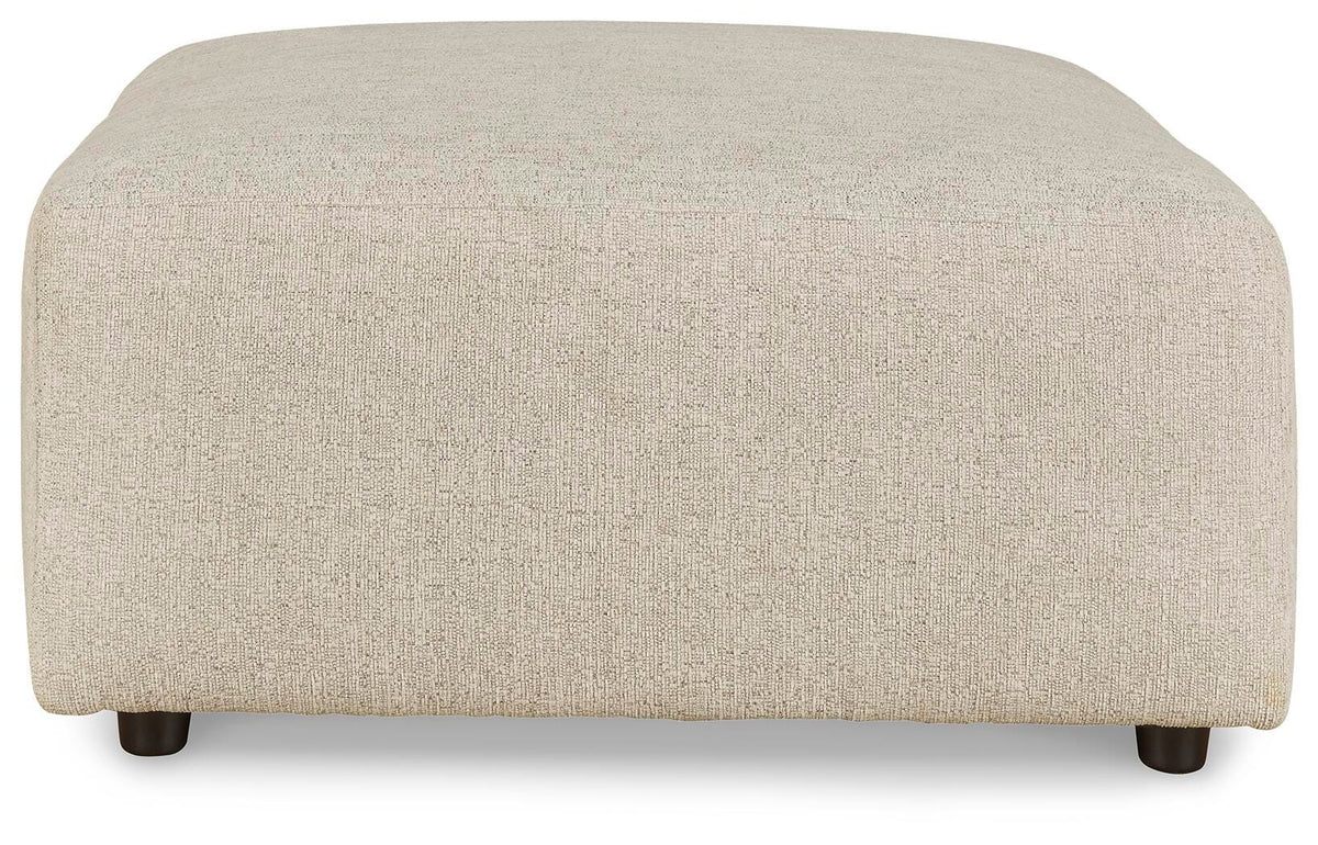 Merimbula Oversized Accent Ottoman in Linen