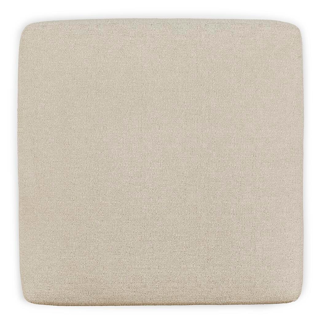 Merimbula Oversized Accent Ottoman in Linen