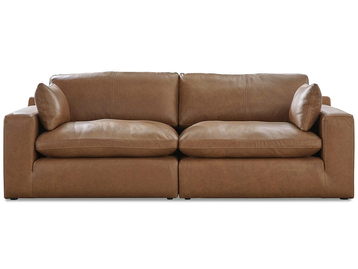 Gantry 2-Piece Sectional Loveseat in Caramel