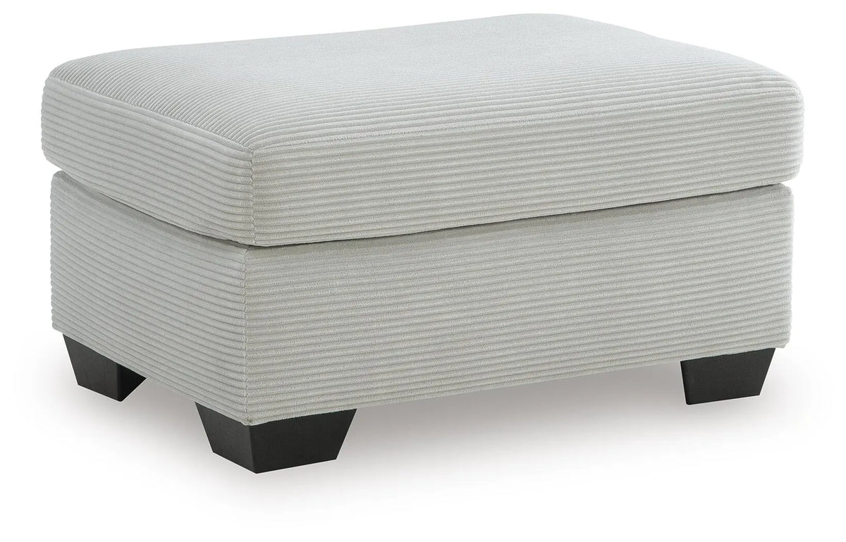 Solene Ottoman in Smoke