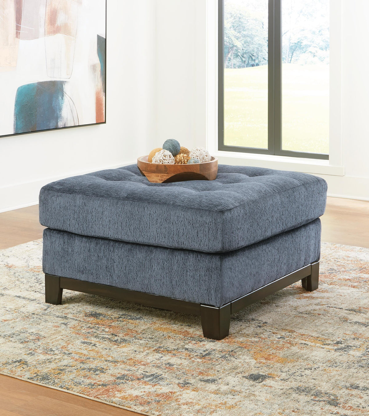 Trestle Oversized Accent Ottoman