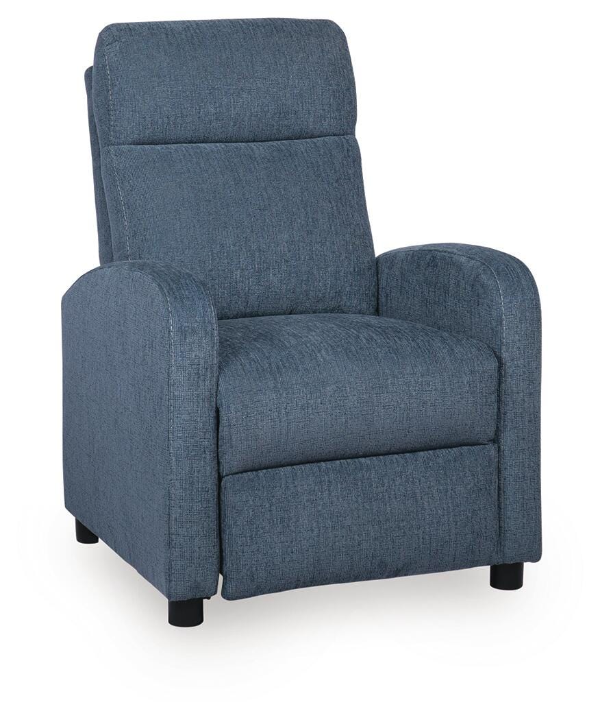 Arlo Vale High Leg Recliner in Denim