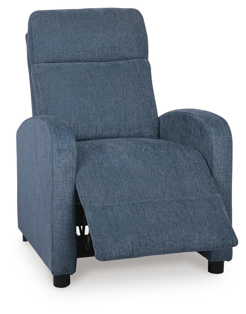 Arlo Vale High Leg Recliner in Denim