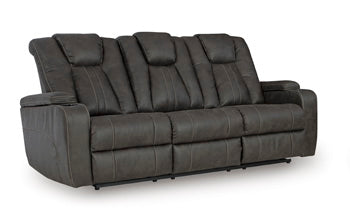 Ferrow Reclining Sofa with Drop Down Table