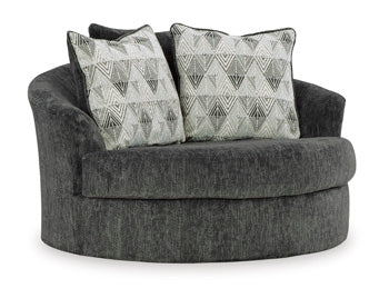 Vail Oversized Swivel Accent Chair