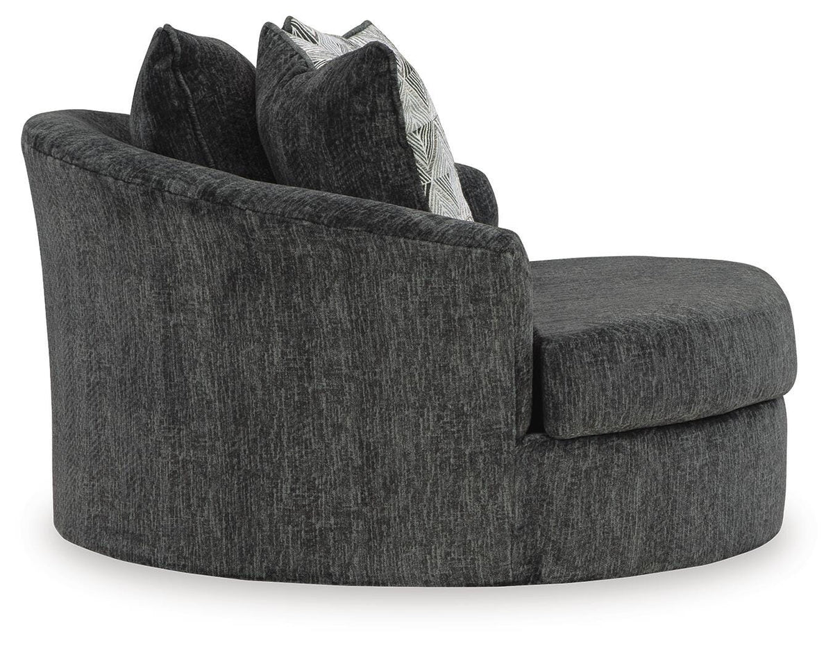 Vail Oversized Swivel Accent Chair